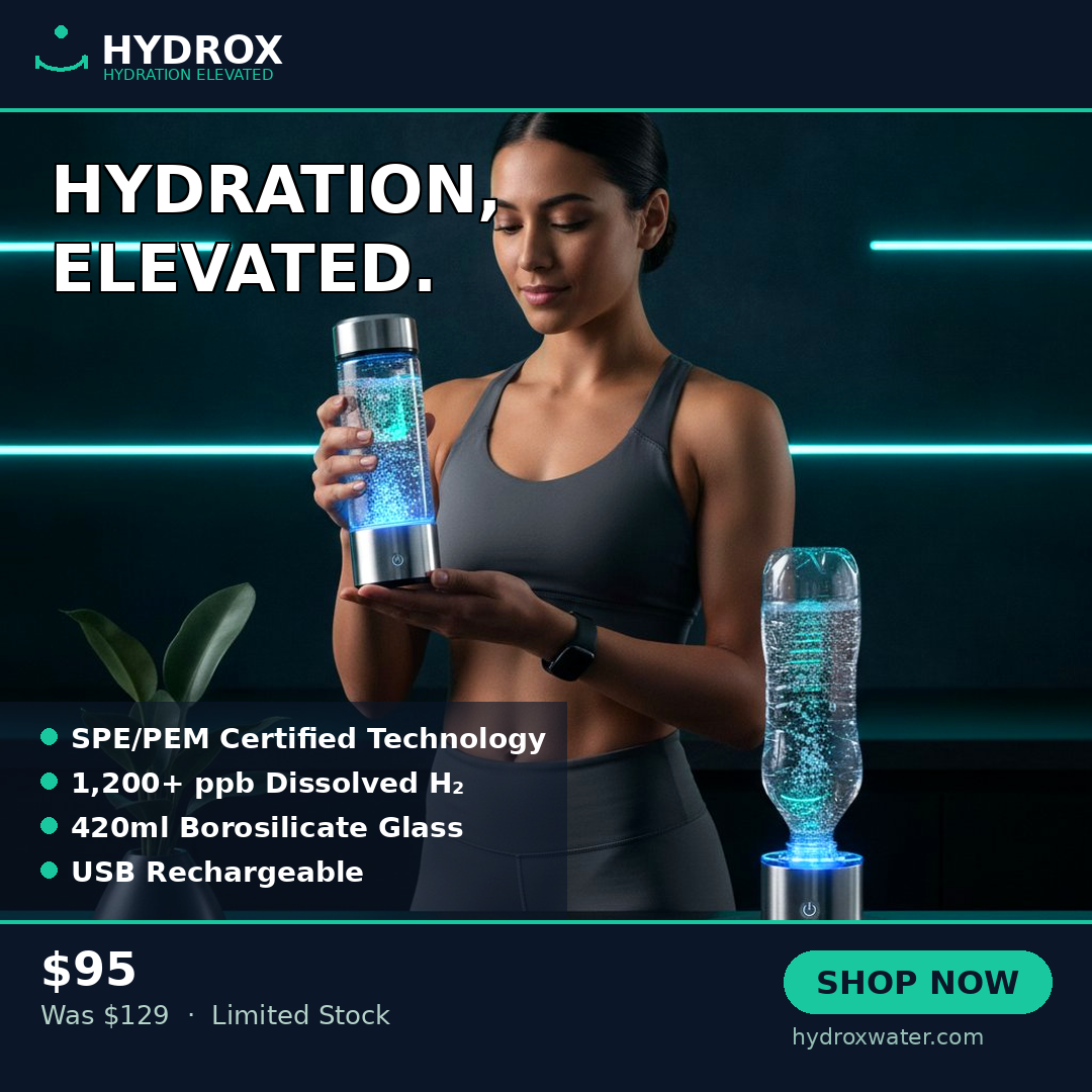 HydroX™ Hydrogen Water Generator Bottle
